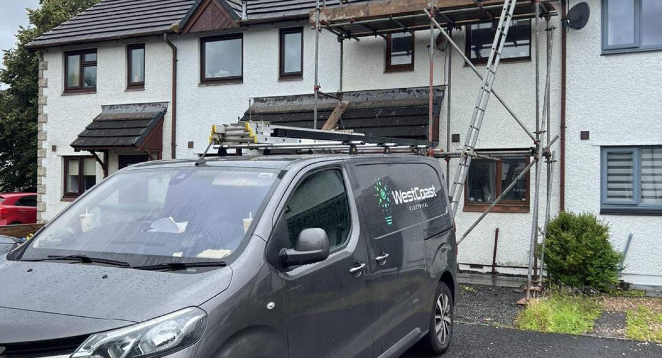 Solar Installation on a home in Blackpool by West Coast Electrical