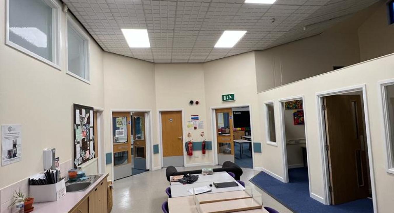School LED Lighting Upgrade by West Coast Electrical in Blackpool