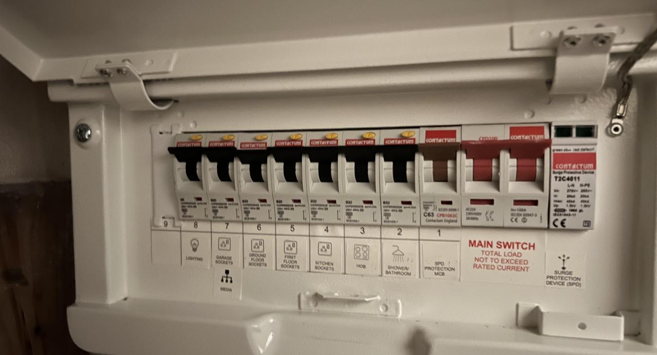 Consumer unit upgrade in Blackpool by West Coast Electrical